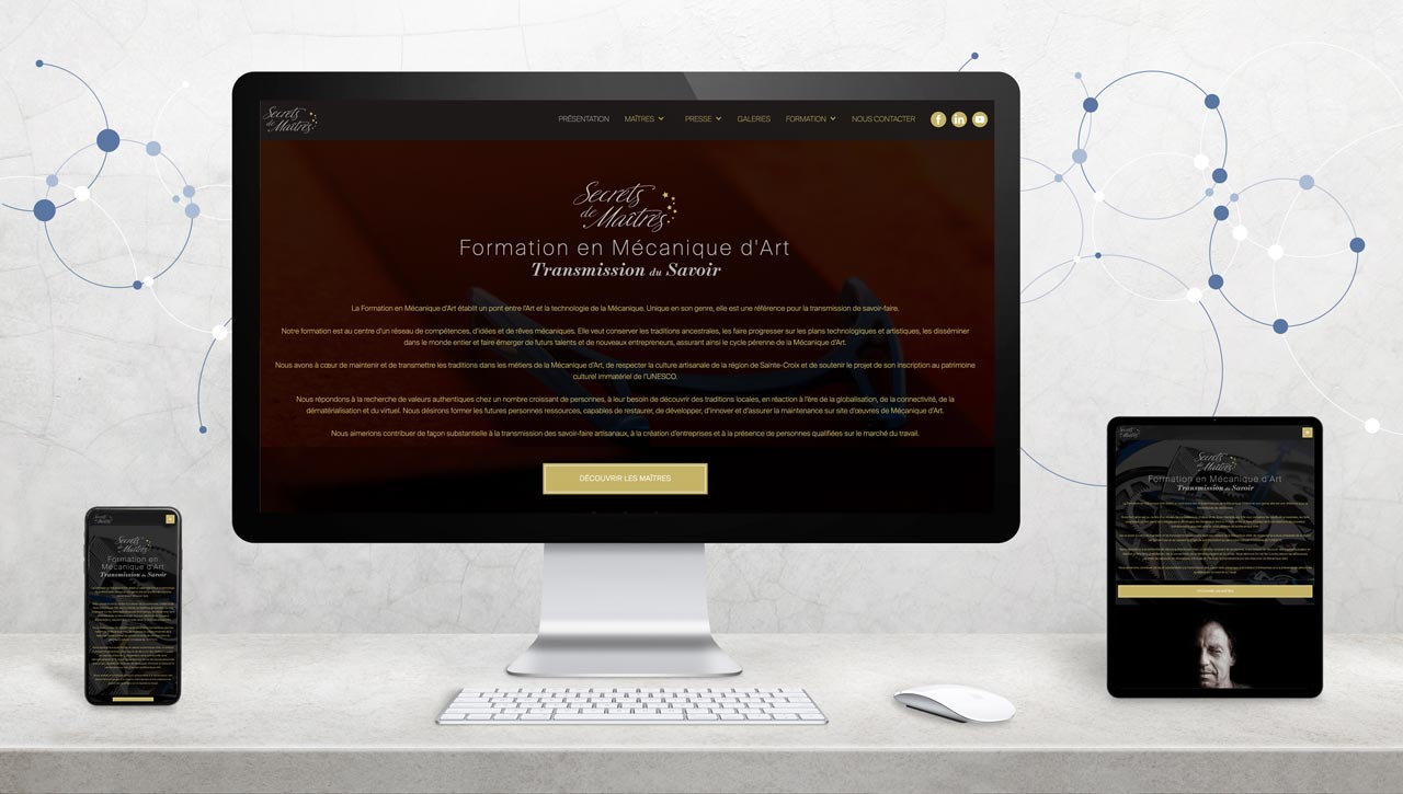 Formation en Mécanique d'Art - Ste-Croix, Secrets de maîtres